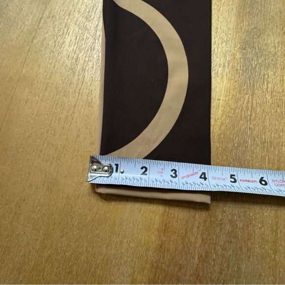 Totême Monogram Leggings Size Small Brown - Picture 11 of 12